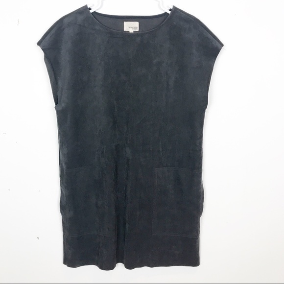 Aritzia | Wilfred | Grey Suede Dress Front Pockets - Picture 2 of 8